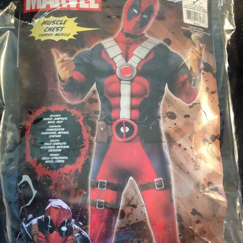 Marvel Deadpool Costume Men's XL